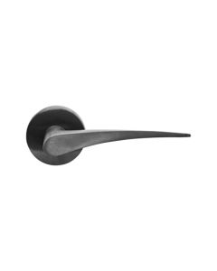 Handle Wing on outs rose w/retainer Black T ANSI R