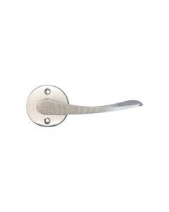 Handle Wing on inside rose w/retainer SatChrome EURO L