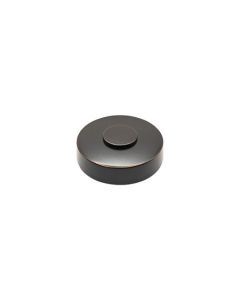 Assembled blind rose wo/screw holes Signature US Ant Dark