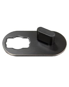 Escutcheon Thumbturn Signature US Ant Dark plastic end