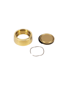Cylinder ring kit Signature PVD SatBrass 21.5mm w/seal