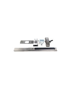 Pushbar RIM SatChrome LHR Door Width 76-92 cm