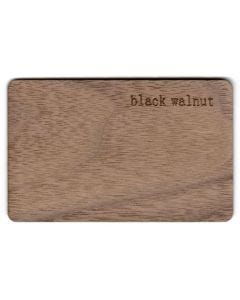 RFID Keycard Mifare UL EV1 Wood-Black Walnut