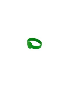 RFID Silic. Wristb. MIFARE UL EV1 128b Green 64mm